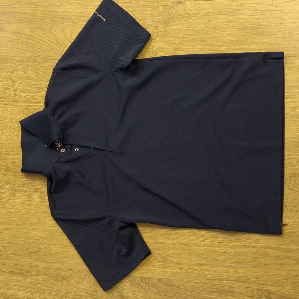 Navy blue collar shirt